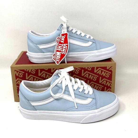 Vans Shoes - Vans Ballad Low Top Light Blue Old School Skateboarding Leather VN0A3WKT4Q0